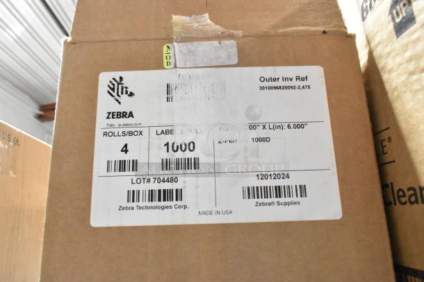 ALL ONE MONEY! Tier Lot of Various Items Including Maxim Super Mega Mop, Zebra Labels, GoJo Foam Handwash. - Image 3 of 6
