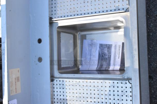 BRAND NEW SCRATCH AND DENT! Regency 600B1193612S Stainless Steel Single Bay Sink w/ Dual Drain Boards. - Image 5 of 8
