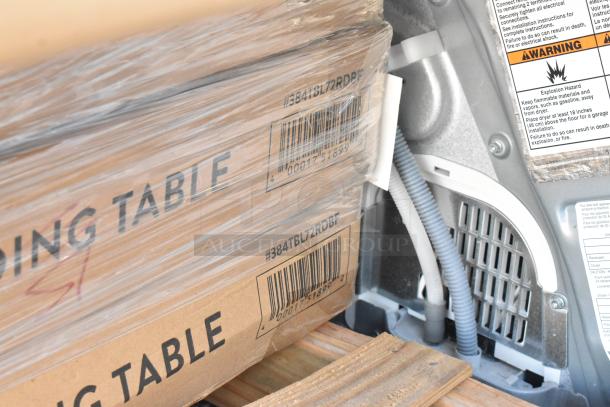 11 BRAND NEW SCRATCH AND DENT! items Including Regency 18" x 72" 18-Gauge 304 Stainless Steel Commercial Work Table with Galvanized Legs and Undershelf, Carlisle 493003 Measure Misers 6 oz. Black Acetal Short Handle Portion Spoon, Lavex 60" Blue Threaded Metal Broom / Squeegee Handle, Vollrath Jacob's Pride® 24" Stainless Steel French Whip / Whisk with Nylon Handle 47097. 11 Times Your Bid! - Image 11 of 11