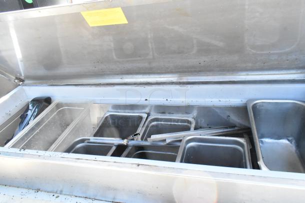 Asber APTP 67 HC Stainless Steel Commercial Pizza Prep Table. 115 Volts, 1 Phase. - Image 6 of 12