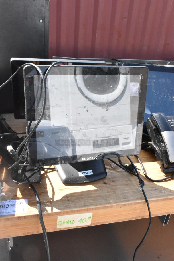 6 Various Items Including 3 Foodtec POS Monitor, RCA Corded Telephone, Credit Card Reader. 6 Times Your Bid! - Image 3 of 21