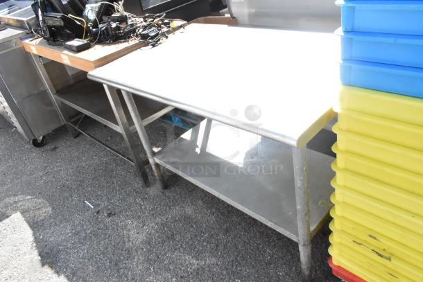 Stainless Steel Table w/ Under Shelf. - Image 2 of 4