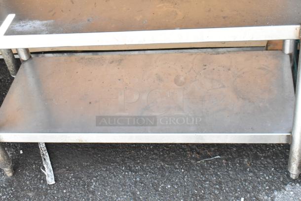 Stainless Steel Table w/ 2 Metal Under Shelf. - Image 3 of 5