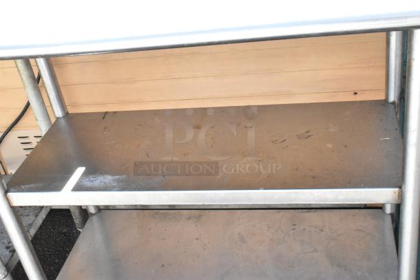 Stainless Steel Table w/ 2 Metal Under Shelf. - Image 4 of 5