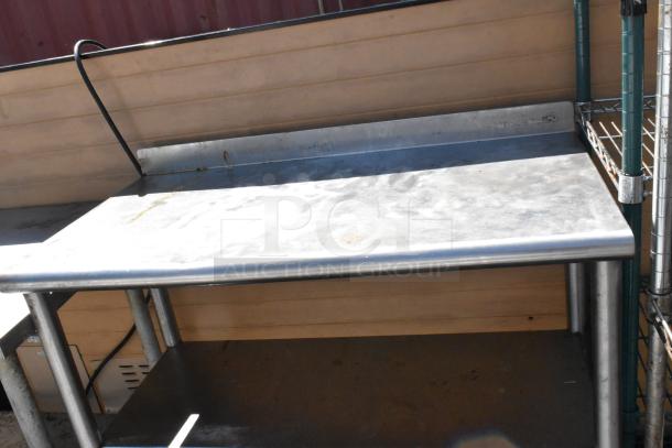 Stainless Steel Table w/ 2 Metal Under Shelf. - Image 5 of 5