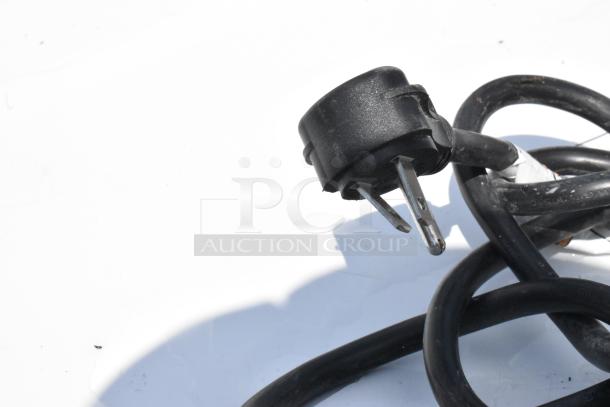 Power cord for Whirlpool WFW5620HW2 front load washer; 120 volts, 1 phase plug.