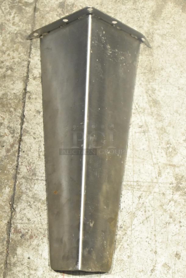 Brand new set of 9 convection oven legs, metal construction, unmarked finish, includes an extra leg, two sets per box.