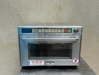 AMAZING! Panasonic NE-2180 Sonic Steamer Commercial Microwave Oven