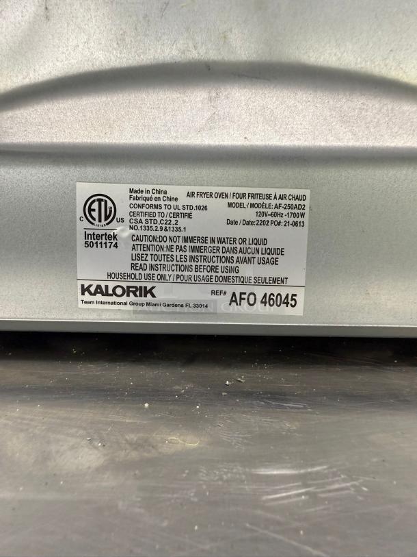 AMAZING! Kalorik® MAXX® Digital Air Fryer Oven AFO 46045 - Image 6 of 6
