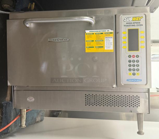 TurboChef NGC Tornado electric countertop rapid cook oven, model 15. Features one-touch controls and ventless design. Excellent condition.
