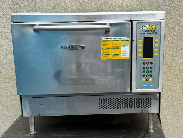 TurboChef NGC Tornado rapid cook oven, ventless, stainless steel, one-touch controls, excellent condition. Model 15, 208/240V.