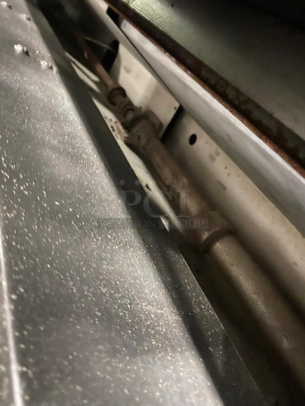 Marsal & Sons MB60 commercial pizza oven, natural gas, double stacked, used, black finish, Model MB-60, SN: 525.