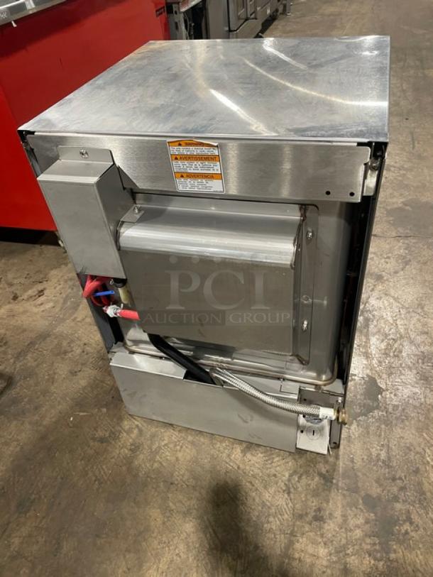 Hobart Advansys LXe Series stainless steel undercounter dishwasher, model LXER, Energy Star certified, in good condition.