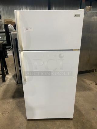Frigidaire Commercial White Reach In Top Freezer/Refrigerator Combo! With Adjustable Shelving! Model: MRT18DNEW! - Item #1195456