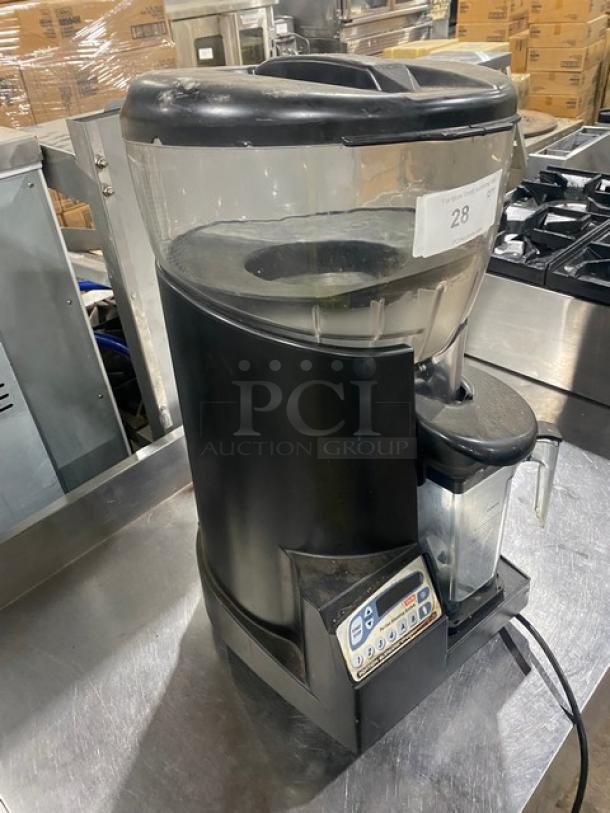 Vita-Mix Advance Series blender, model VM0126, with clear polycarbonate container and double insulated hopper, on legs.