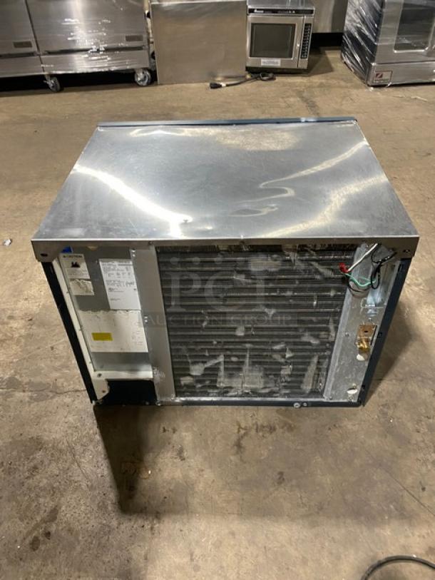 Scotsman Prodigy Plus ice maker, model C0630MA-32, stainless steel, commercial grade, air-cooled, 208/230V, used condition.