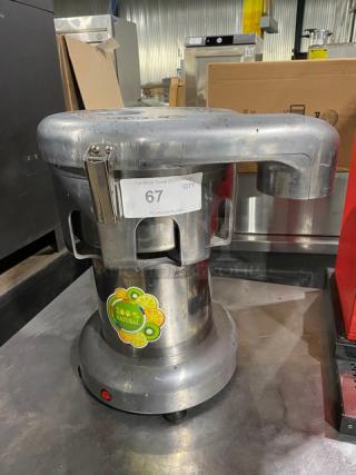L&J Commercial Stainless Steel Electric Powered Countertop Juice Extractor! Model: WF-A2000 SN: WF2-1700! 110V! - Item #1196329