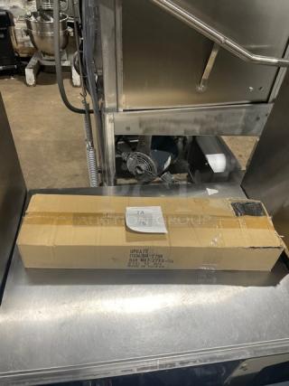 Cardboard box containing 12 new Update International BM-27BK black rubber bar mats, 27 inches each. Model and details on label.