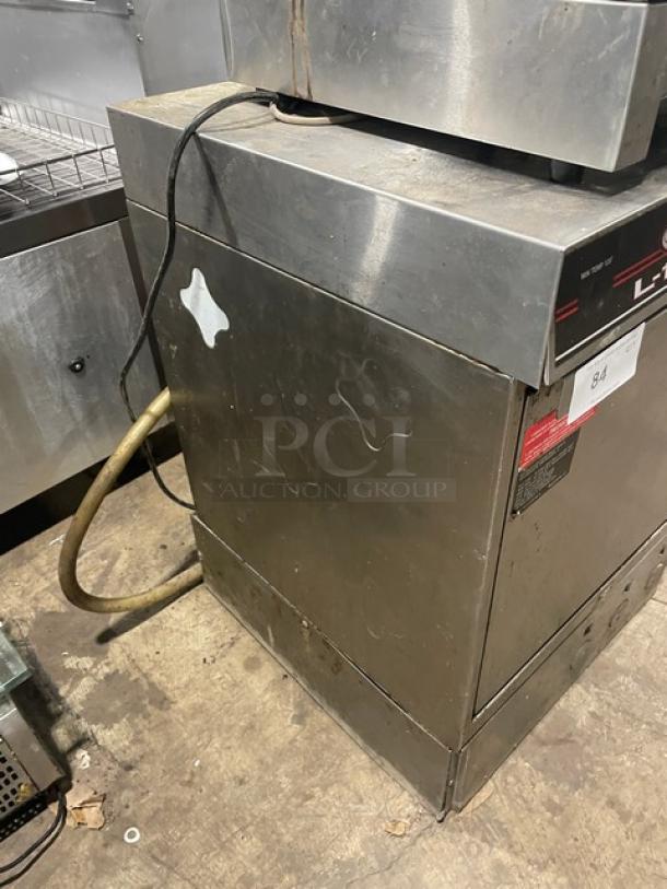 CMA Energy-Mizer L-1X16 stainless steel undercounter dishwasher, low temp, electric with heater, model L1X16, used condition.