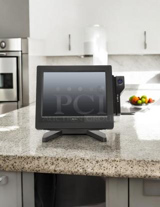 Semi-new NCR Model 7610-5020-8801 POS terminal by Intel, fully tested, in excellent condition, on a counter.