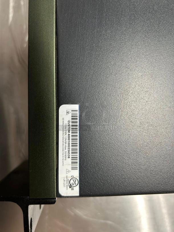 PDQ Signature System POS monitor, great condition, tested. Visible label with part number and certification marks.
