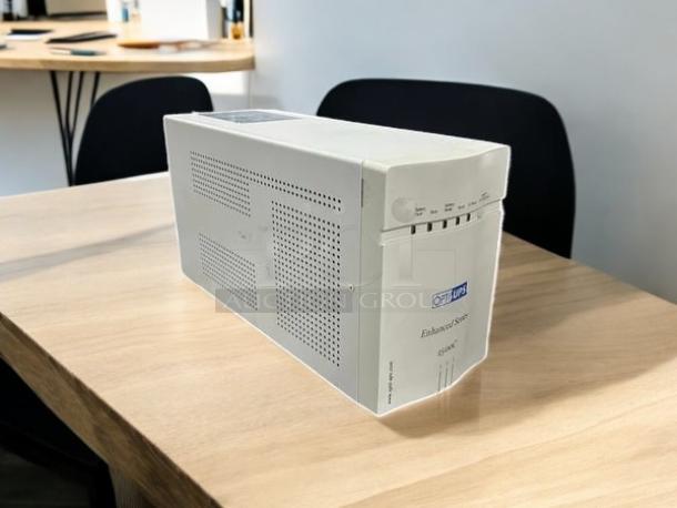 Opti-UPS ES1500C 980W 1400VA power supply, 8 outlets, line-interactive, great condition, tested and working.