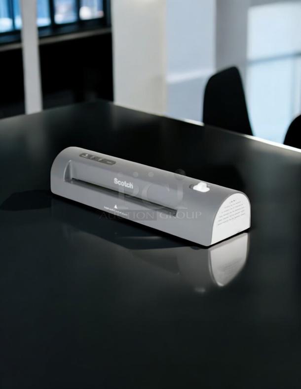Brand new Scotch TL901X Thermal Laminator, gray, tabletop design, ideal for home or office use.