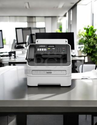 Brother IntelliFAX-2840 Laser Fax Machine, excellent condition, fully tested and working, displays control panel and brand logo.