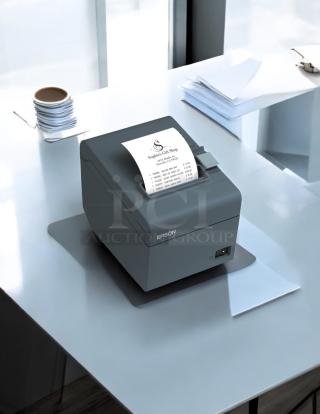 Epson TM-T20III thermal receipt printer, great condition, USB-Serial connectivity, fully tested, ready to use.