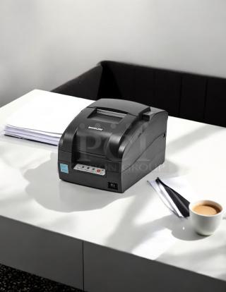 Bixolon SRP-275III impact printer in excellent condition, fully tested and working, on a white table.