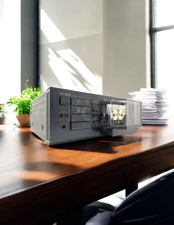 Nakamichi RX 202 autoreverse cassette deck, vintage 1982, in excellent condition, fully tested and working.