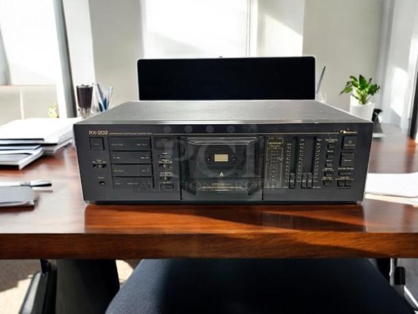 Nakamichi RX 202 Autoreverse 2 Head Cassette Player, 1982, fully tested, in excellent condition.