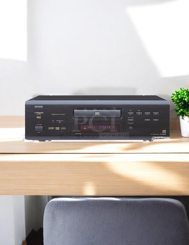 Denon DVD-2800 Progressive Scan DVD Player, fully tested and working, excellent condition, front display, and control panel visible.