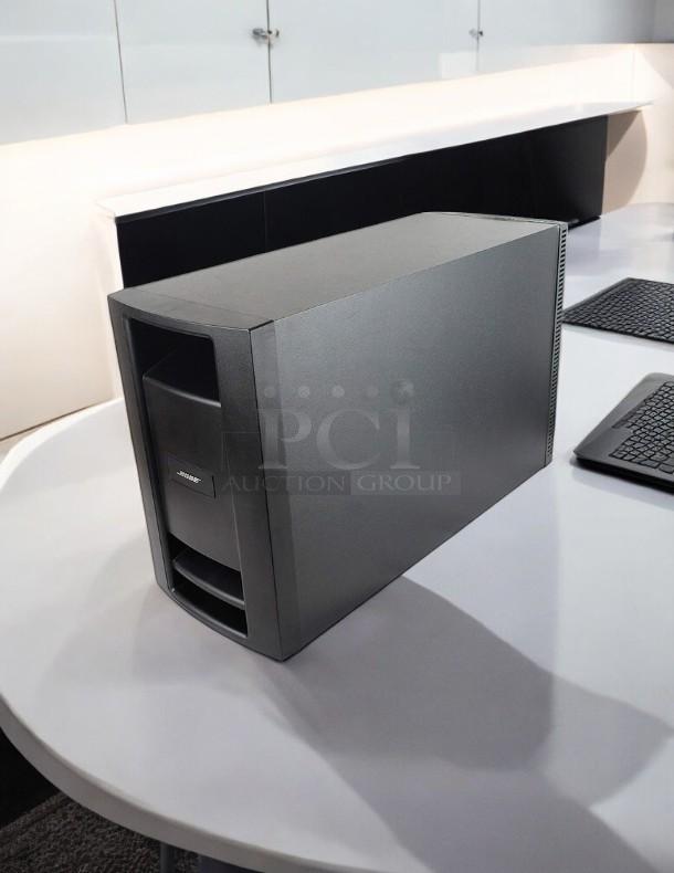 BOSE PS18 III powered speaker system, excellent condition, fully tested, black casing, front Bose logo visible.