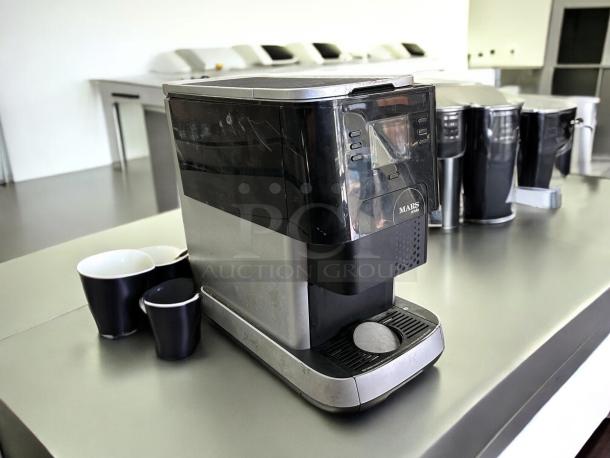 FLAVIA Model MDKL1NA Mars/Creation 500 brewer in black, tested and working, good condition, visible branding on front.