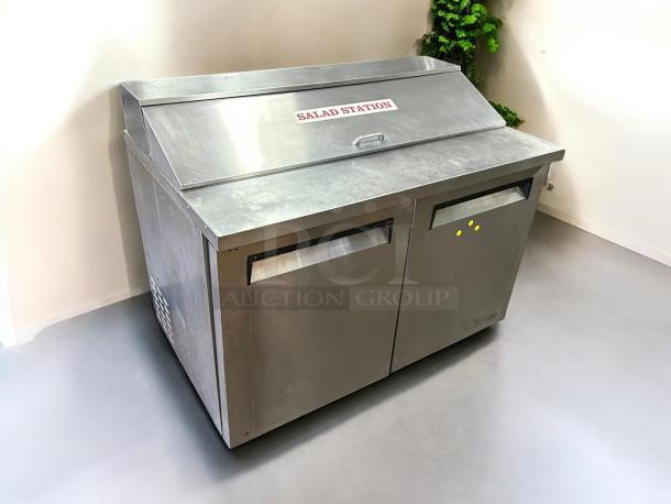 Turbo Air MST-48-N M3 Series 48" stainless steel refrigerated sandwich prep table, tested, in excellent condition.