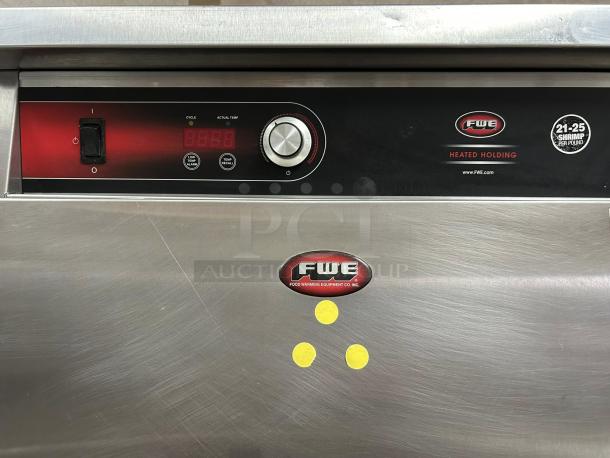 FWE UHST-12-OTB Heated Holding Cabinet, solid door, digital controls, 13 pan capacity, excellent condition, tested working.