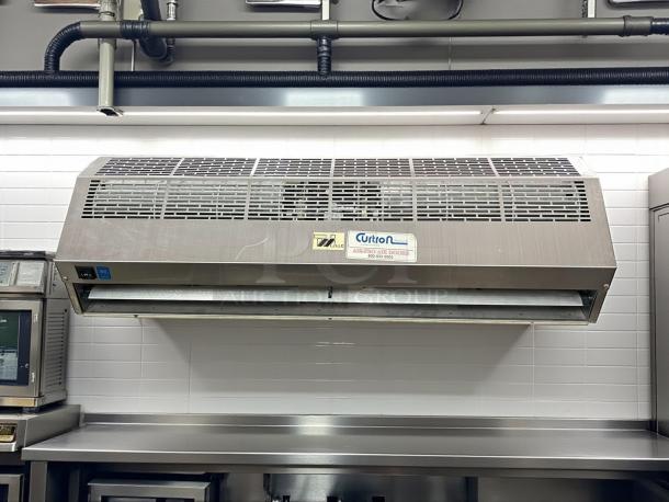 Curtron AP-2-36-1-SS 36" unheated air curtain, stainless steel, great condition, dual speed, 120v, fully tested.
