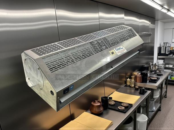 Curtron AP-2-36-1-SS 36" unheated air curtain, stainless, fully tested, dual speed, 120v, great condition, visible model label.