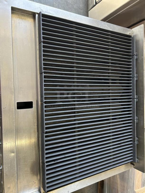 Vulcan VACB36 36" radiant charbroiler with cast iron grates, natural gas. Tested and working. Excellent condition.