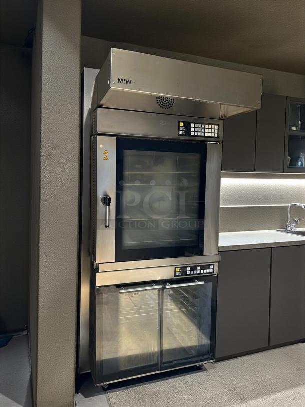 MIWE aero e+ EC 8.1826 electric convection oven, stainless steel, 208V 3PH, tested and working, in excellent condition.