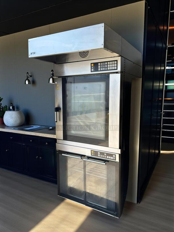 MIWE EC 8.1826 electric convection oven, stainless steel, 208V 3PH, tested and working, digital controls, excellent condition.