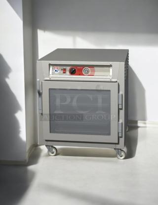 Metro C563L-SFC-L C5 6 Series under counter heated cabinet, clear door, clean, tested, working, 120V, on wheels.
