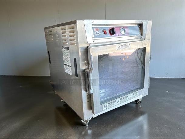 Metro C563L-SFC-L under counter heated holding cabinet, clear doors, stainless steel, tested, working, good condition.