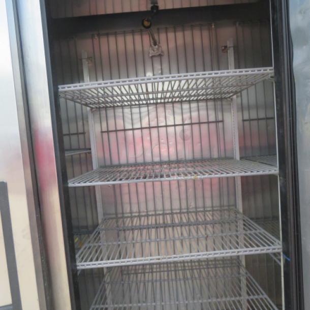 One True 3 Door Freezer, Model# 72F, featuring 9 racks, on casters. Dimensions: 78x30x83 inches. Price: $9254.27.
