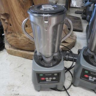 Waring Heavy Duty Blender CB15N, 120V, stainless steel, durable base, used condition, $2130 value.
