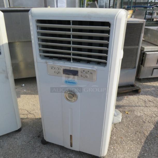 Munters Portable A/C, Model CCX2.5, 120 Volt. Front view showing control panel and vent. Good condition.