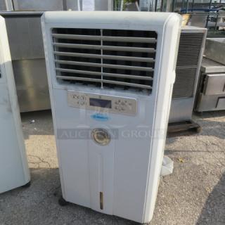 Munters Portable A/C, Model CCX2.5, 120 Volt. Front view showing control panel and vent. Good condition.