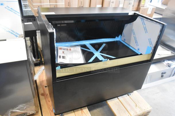 Brand new Structural Concepts Oasis CO3324R undercounter air curtain merchandiser, metal, 120V, 1 phase, minor scratches.