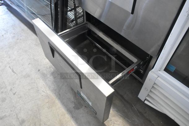 BRAND NEW 2020 True TUC-27D-2-HC stainless steel 2-drawer undercounter cooler, lightly scratched. 115V, 1-phase.
